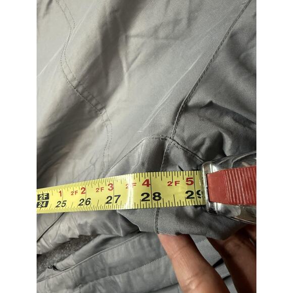 Slalom Snow Pants Mens Small Gray Insulated Nylon Cargo Ski Snowboard Winter - Picture 2 of 5